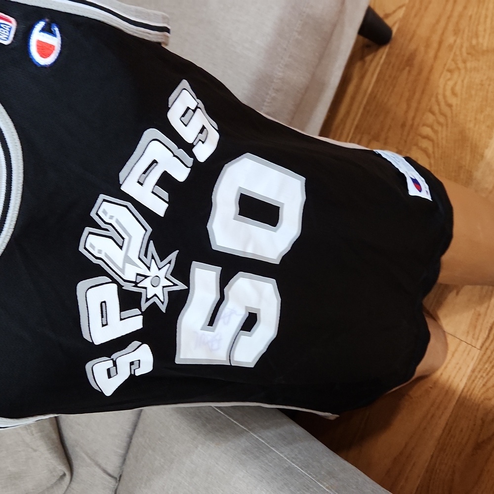 David Robinson Spurs Champion Large 44 Jersey - Picture 7 of 15